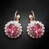 Earrings "Klaris IX (Light Rose)" with Swarovski™ crystals